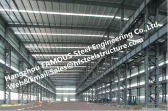 China Fabricated Steel Industrial Steel Buildings with Galvanized steel Surface treatment supplier