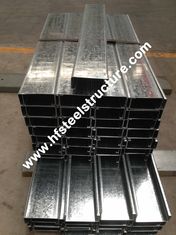 China Hot Dipped Galvanised Steel Purlines By Galvanizing Steel Strip For Prefab House supplier