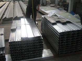 China Steel Frame Building Galvanized Steel Purlins For Support Roof Sheet supplier