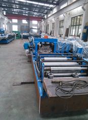 China Interchange Roll Forming Machine , C Z Purlin Production Line For Steel Strip supplier