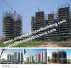 China Apartments Fabricated Multi Storey Steel Frame Buildings , Skyscraper High Rise Steel Prefab Buildings factory