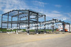 China Black Prefabricated Steel Buildings , Structural Steelworks Building Australia New Zealand Standard factory
