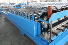 China Steel Tile Corrugated Roll Forming Machine By Chain / Gear factory