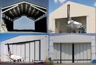 China Single Span Steel Structure Aircraft Hangar Buildings With Wall / Roof Panel factory
