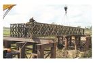 China Morden Galvanized / Welding Structural Steel Bailey Bridge With Heavy Metal Support factory