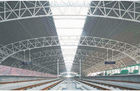 China Prefabricated Modern Industrial Steel Buildings , Wide Span Railway Station Tube Truss factory