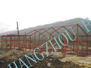 China Clear Span Prefabricated Structural Steel Buildings Galvanized Painted Column factory