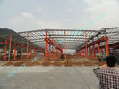 China Pre Engineered Frame Industrial Steel Buildings 60&#039; X 90&#039; High Strength Bolts factory