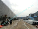 China Light  ASTM 65 X 95 Prefab Multipan Industrial Steel Buildings With Composite Boards factory