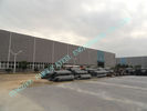 China 75 X 95 Multispan Prefab ASTM Industrial Steel Buildings , Fireproof Painting Storage House factory