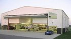 China Customized Prefabricated Steel Aircraft Hangars With Labour Saving factory