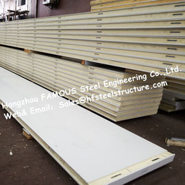 Insulation Material Polyurethane Cold Room Panel 12kg Density For Cold Storage