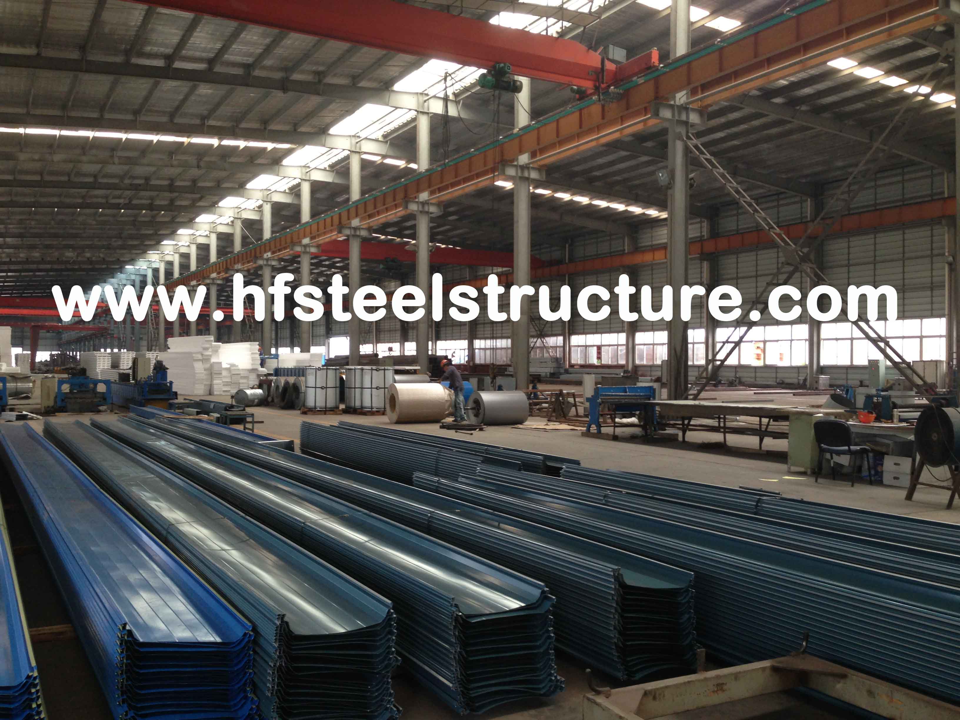 Light Weight Industrial Metal Roofing Sheets For Steel Shed Workshop