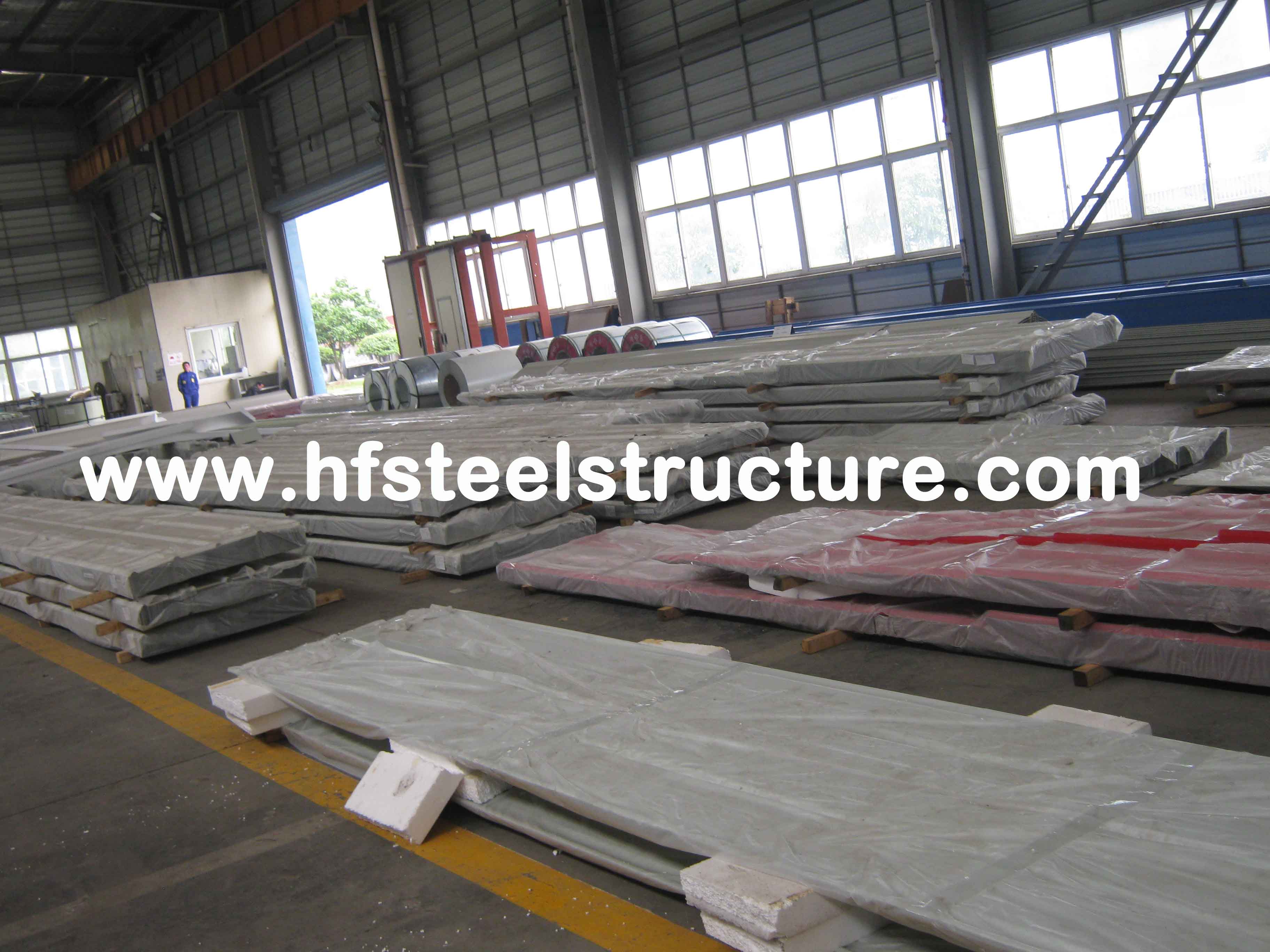 Color Steel Metal Roofing Sheets Sandwich Panel With 0.3 - 0.8mm Thickness