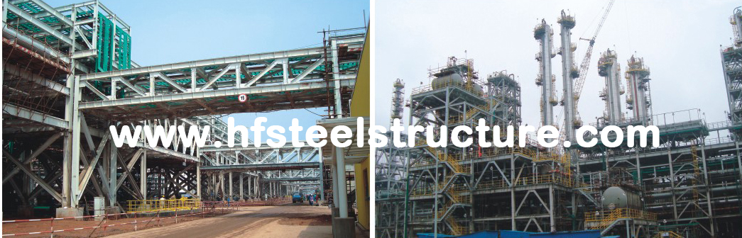 Prefab Industrial Steel Buildings Design And Fabrication With CE / ISO