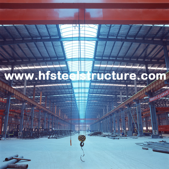 Q235 Q345 Pipe Truss Large Industrial Steel Buildings Fabrication For Stations