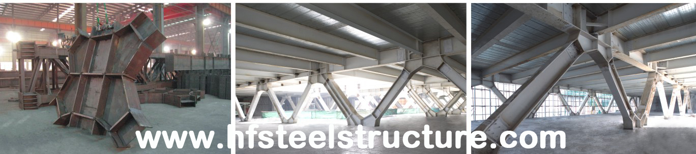 Prefabricated Hot Dip Galvanized Commercial Steel Buildings With Cold Rolled Steel