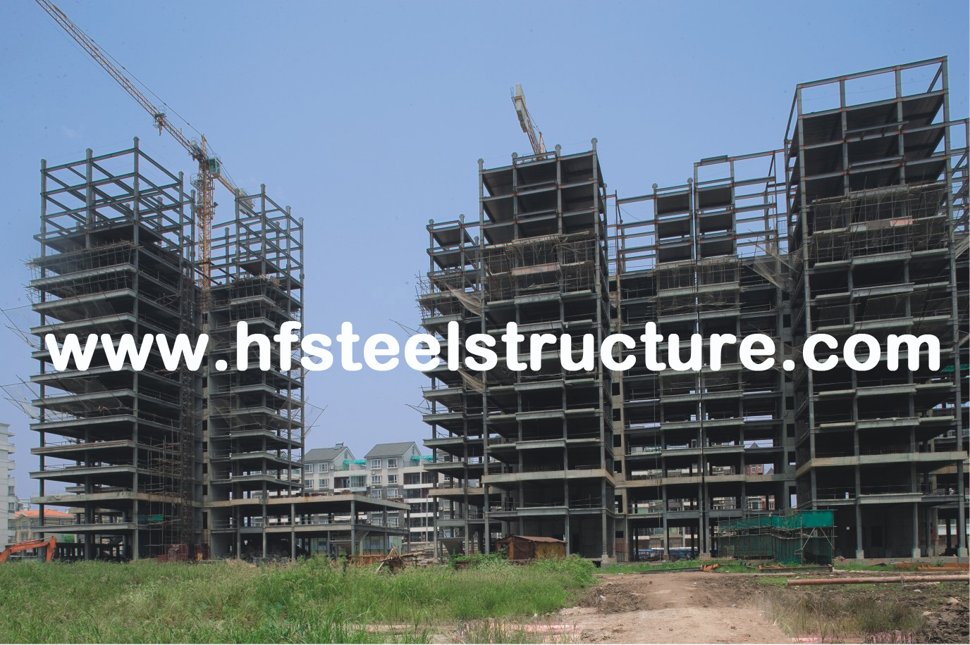 Multi-Storey Steel Building For Office Building For Exhibition Hall, Office Building