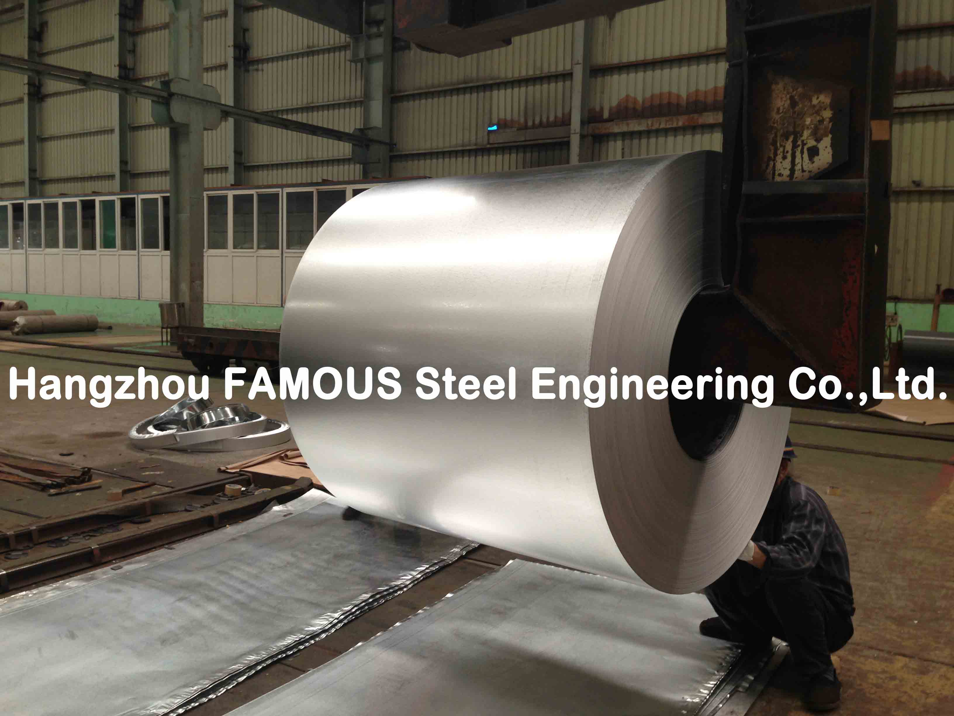 Outside Walls Applied Galvanized Steel Coil / GL Galvalume Sheet