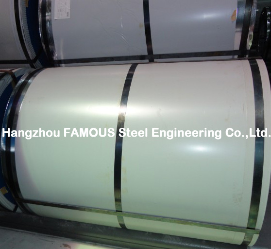 Silicone Modified Polyester SMP Prepainted Steel Coil For Construction Zinc Al-Zn AZ Prepainted Steel Coil