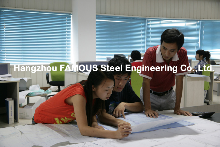 Architectural Engineering Structural Design , Customized Prefab Steel Workshop