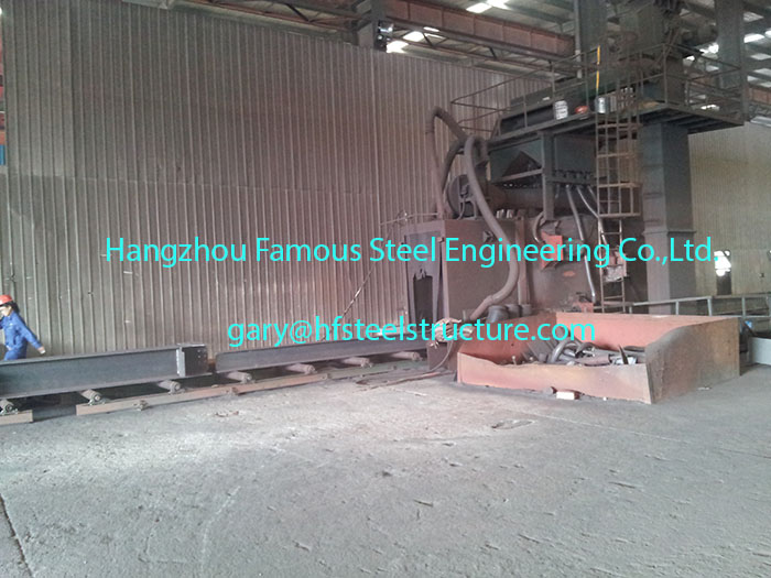 Prefabricated Commercial Structural Steel Buildings For Hangars Size 60 X 80