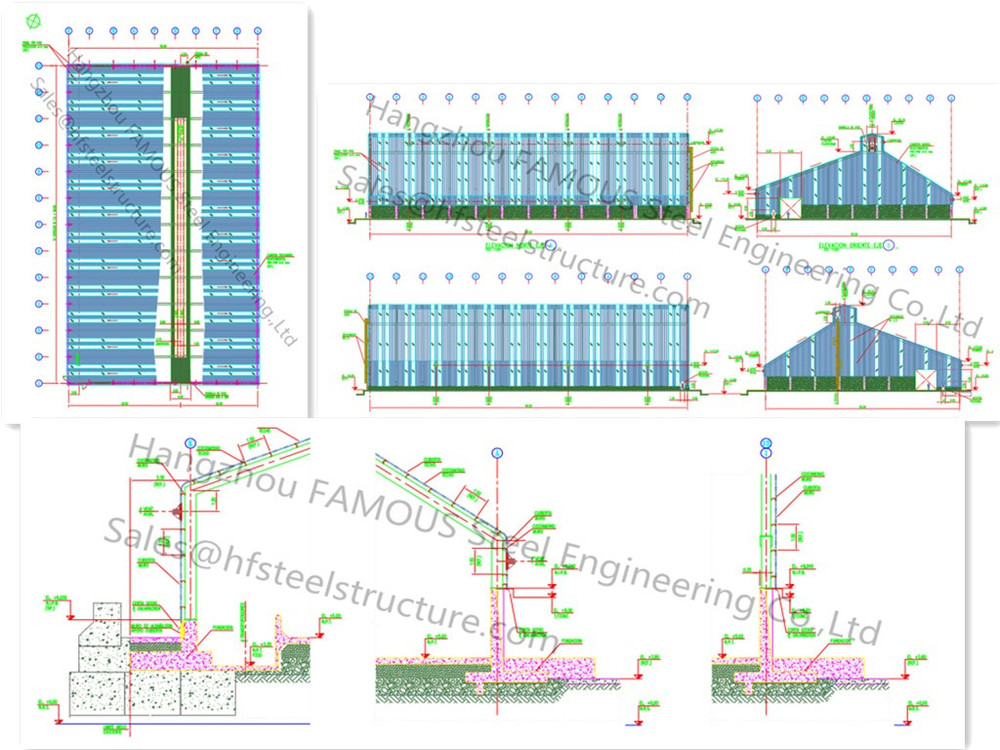 Steel Workshop Civil Engineering Structural Designs For Fabrications