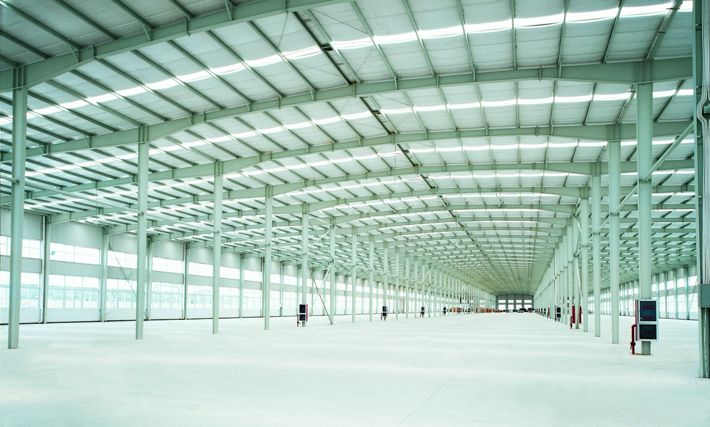 Fabricated Steel Industrial Steel Buildings with Galvanized steel Surface treatment