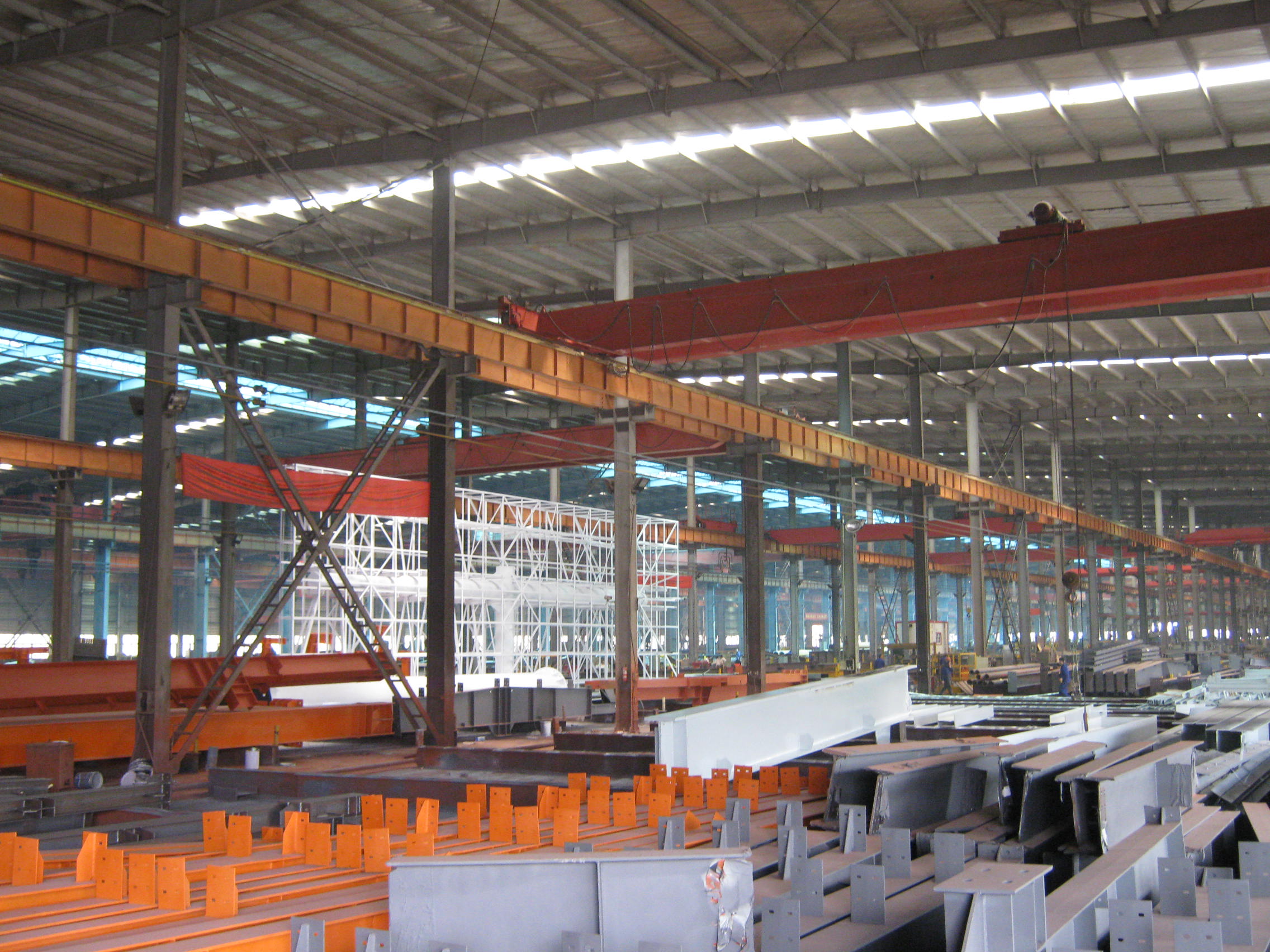 Prefabricated Industrial Steel Buildings , Single Span Steel Structural Buildings For Warehouse