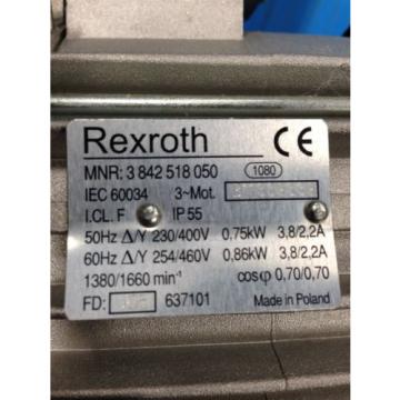 REXROTH Dominica  3 842 518 050 AC MOTOR Origin NO BOX I2