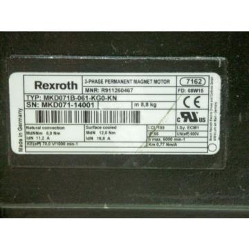 Rexroth Korea-North  Servo Motor MKD071B-061-KG0-KN