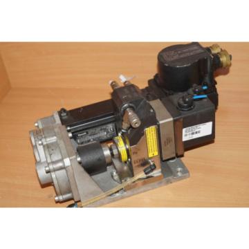 Rexroth France  Indramat MKE037B-144-GP0-BENN Permanent Magnet Motor + BEHR Dürr Valve