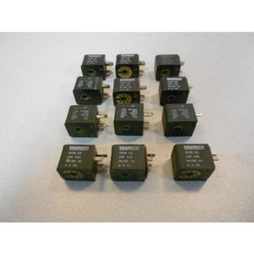 Lot of 12 Rexroth W5140 Solenoid Valve Coils