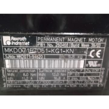 REXROTH Kenya  MKD071B-061-KG1-KN SERVO MOTOR Origin IN BOX
