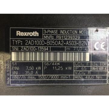 REXROTH Korea-South   3-Phase Induction Motor 2AD100D-B050A2-AS03-B2N1