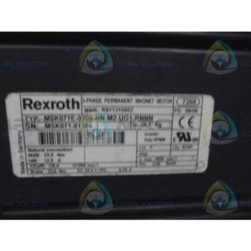 REXROTH Micronesia  MSK071E-0300-NN-M2-UG1-RNNN SERVO MOTOR Origin NO BOX