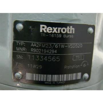 Bosch Cook Islands  Rexroth Piston Motor 11334565 R902194294 AA2FM23/61W-VSD520