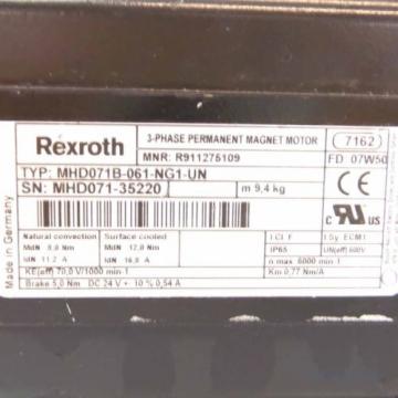 Rexroth Dominica  Indramat Servomotor MHD071B-061-NG1-UN R911275109 GEB