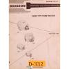 Denison St. Lucia  600, 700 800 Series, Vane Type Pump Motor Service Manual 1964 #1 small image