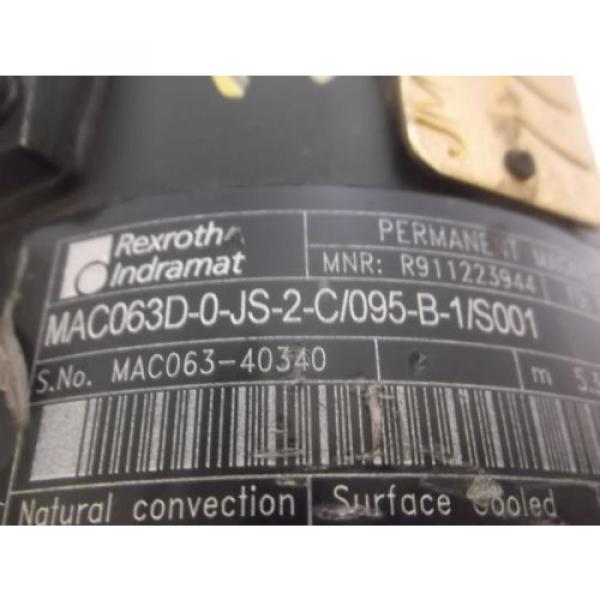 REXROTH Heard  MAC063D-0JS-2-C/095-B-1/S001 SERVO MOTOR Origin NO BOX #2 image