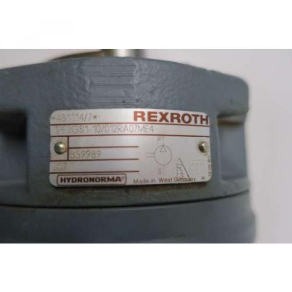 REXROTH St. Kitts  1PF2GS1-10/012RA07ME4 HYDRAULIC GEAR pumps D539251 #6 image