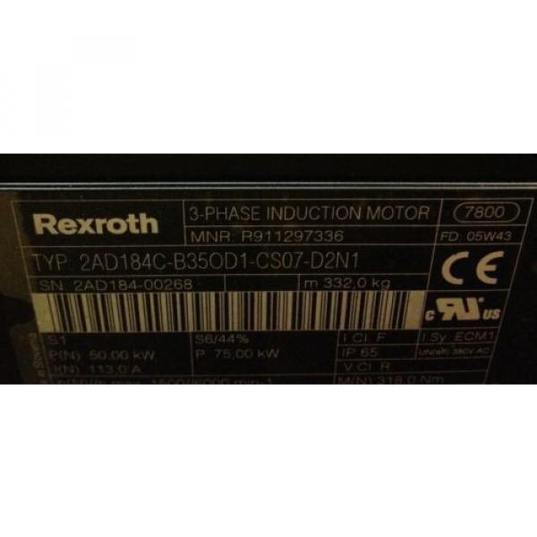 Rexroth Morocco  3 phase Induction Motor 2AD184C #034;Origin#034; #5 image
