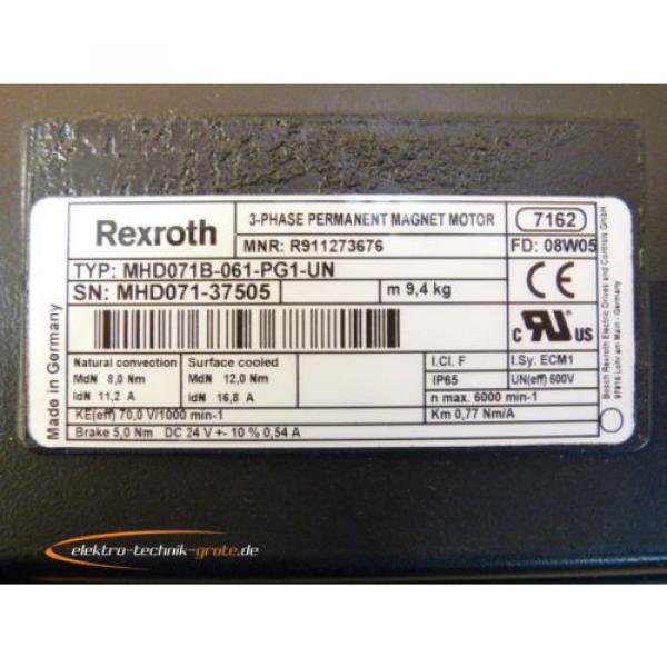Rexroth Gambia  Indramat MHD071B-061-PG1-UN Permanent Magnet Motor   gt; ungebraucht lt; #4 image