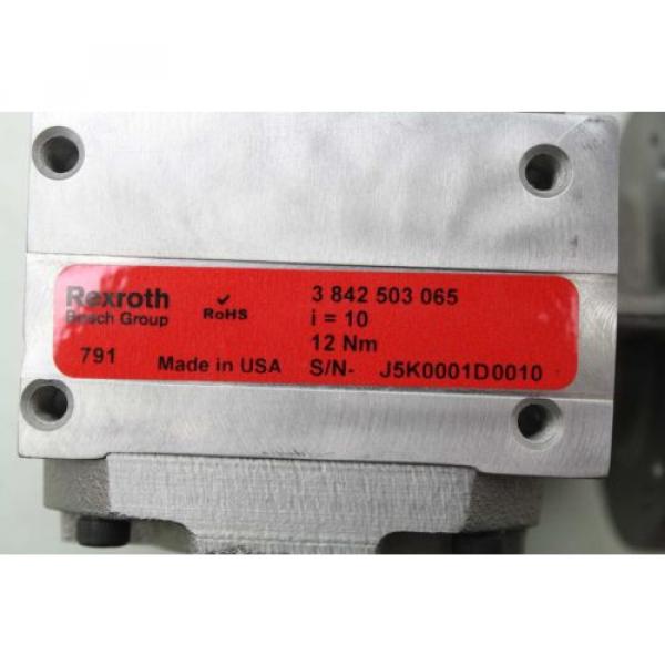 Rexroth Spain  Bosch 3-842-503-065 Worm Gear Reducer 10:1 Ratio / 11mm Shaft Diameter #7 image