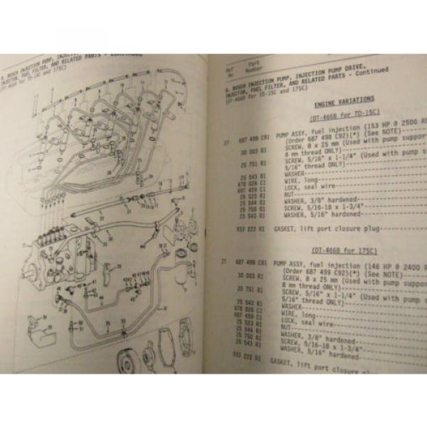 KOMATSU Monaco  DRESSER DT-414 414B 466 466B 466C DTI466C PARTS BOOK MANUAL 1986 #6 image