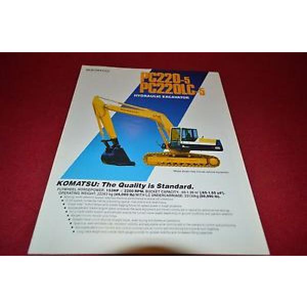 Komatsu Fiji  PC220 PC220LC Hydraulic Excavator Dealer&#039;s Brochure DCPA4 #1 image