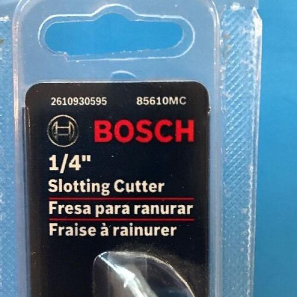 NEW Georgia  BOSCH 1/4&#034; SLOTTING CUTTER 3 WING CARBIDE TIPPED ROUTER BIT 85610 USA #2 image