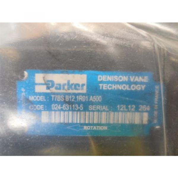 Origin India  Parker Denison T7BS B12 1R01 A500 Hydraulic Pump 024-63113-5 #2 image