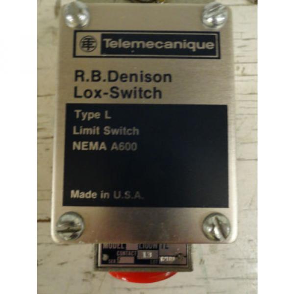Telemecanique Monaco  / RB Denison L100WTL Type L Limit Switch  Origin #3 image