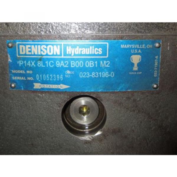 Denison Honduras  Hydraulic Pump P14X GOLDCUP r #2 image
